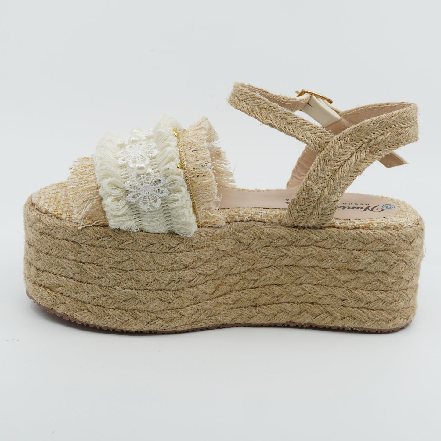 Maria 6cm / High Quality and Comfort Handmade Platform Sandals Flat