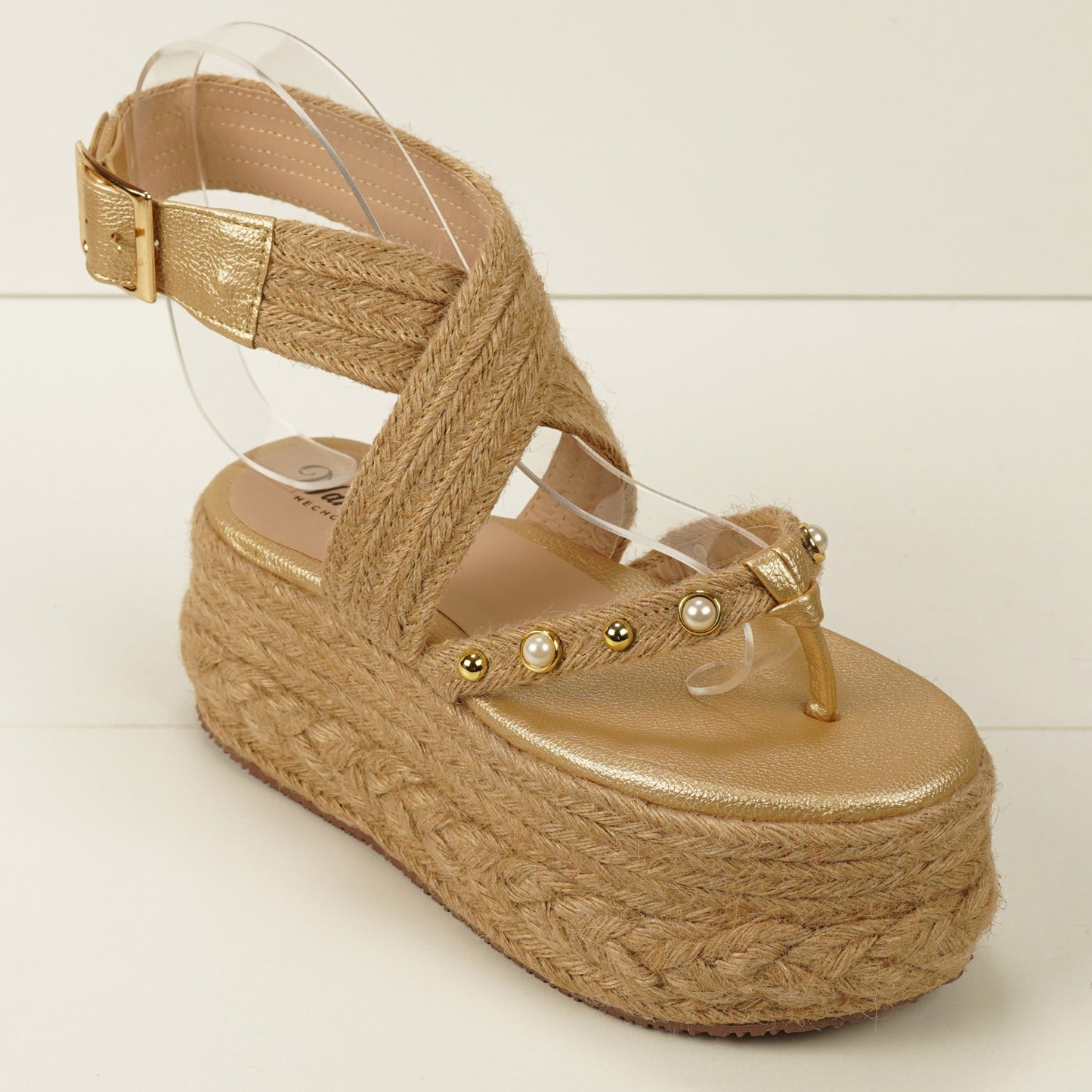 Yailin - High Quality and Comfort Handmade Platform Sandals.