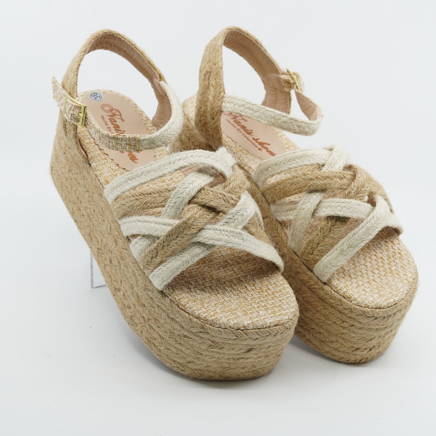Kary /Colombian Sandals, Lightweight, Comfortable, Height 6cm.