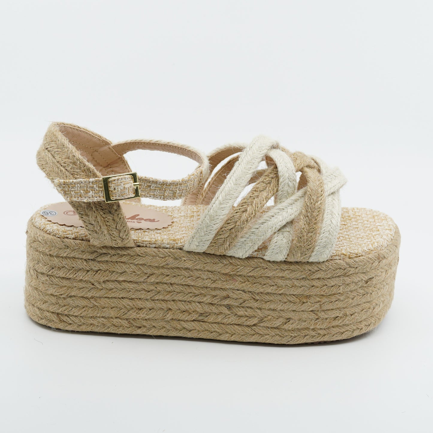 Kary /Colombian Sandals, Lightweight, Comfortable, Height 6cm.