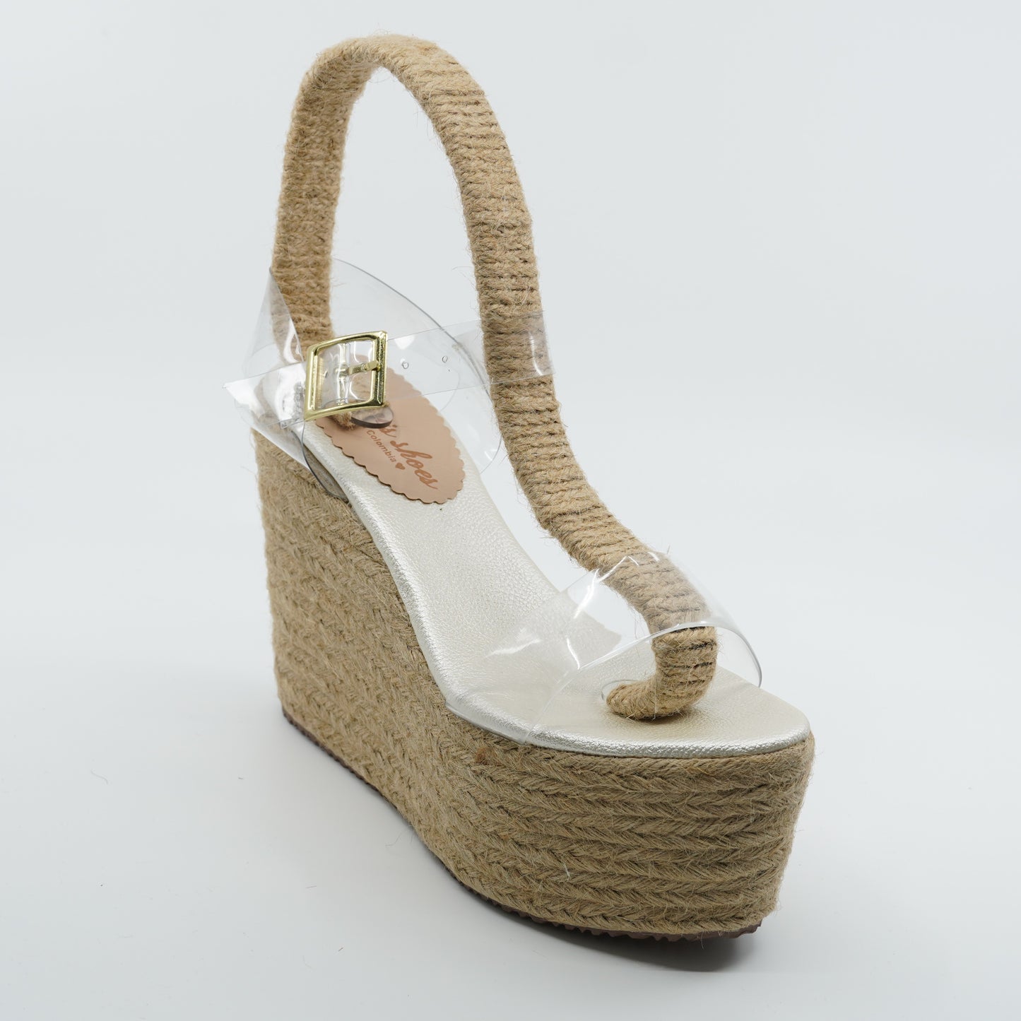 Caro / Colombian Sandals, Lightweight, Comfortable, Height 12 cm - Thin foot