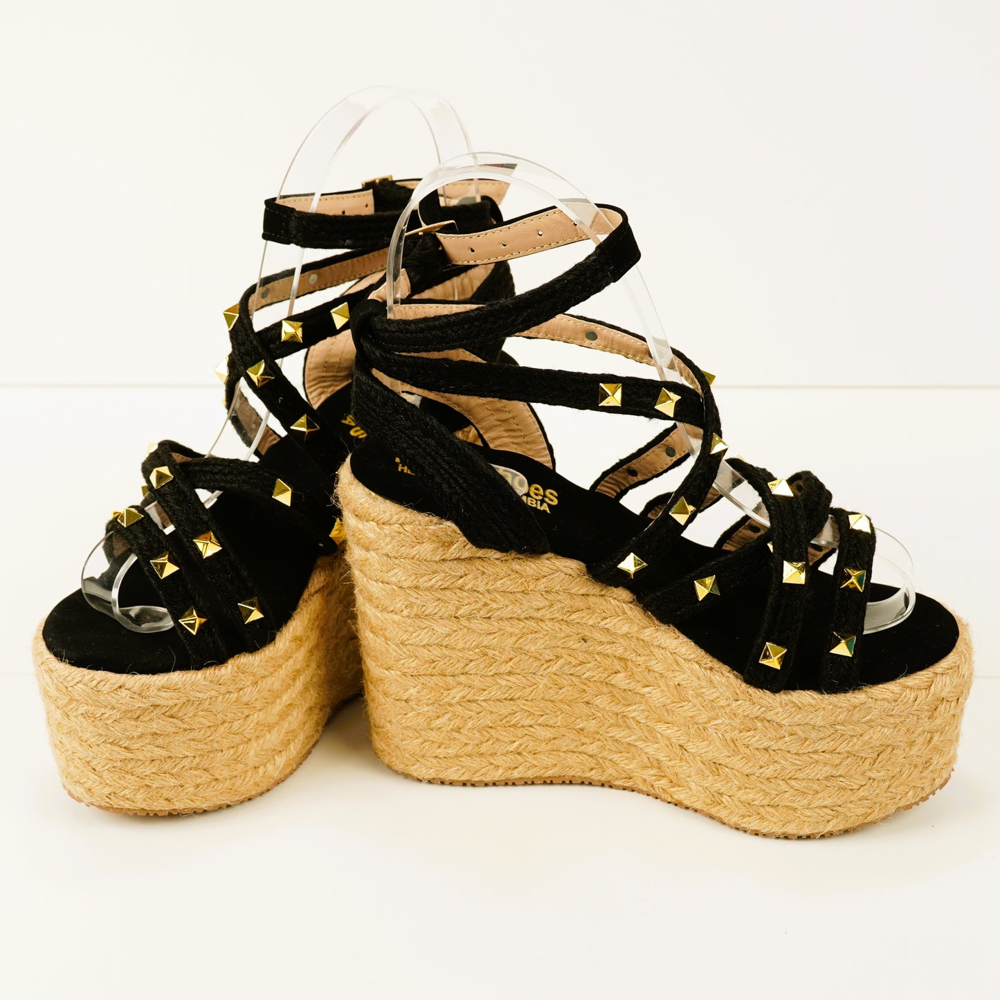Dulce - Colombian Sandals, Height 12cm, Lightweight, Jute Elegant, - Thinfoot