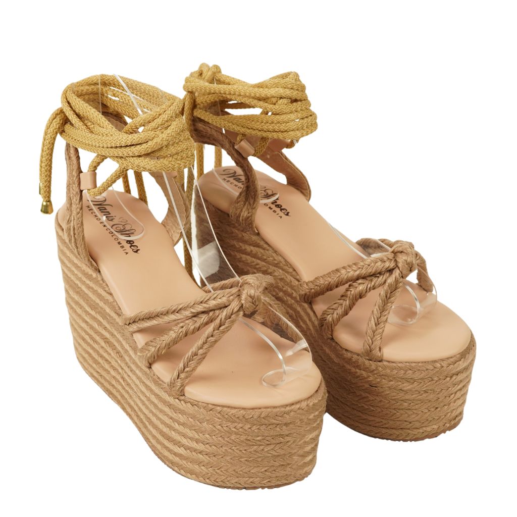Genesis - 12 cm - High Quality and Comfort Handmade Platform Sandals.-