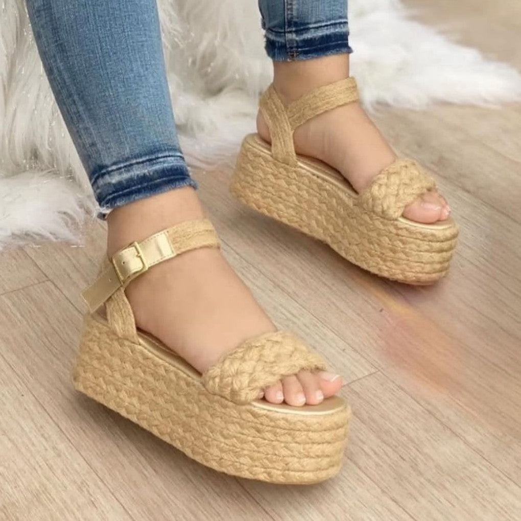 Estefy - High Quality and Comfort Handmade Platform Sandals