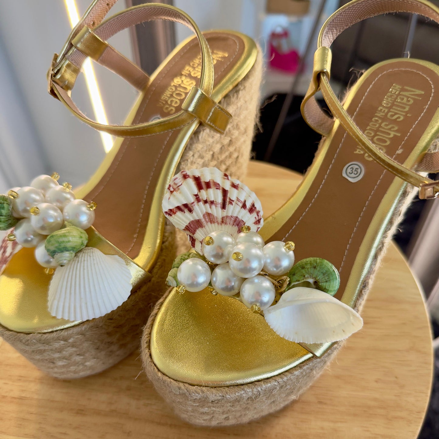 Conchita / High quality, Colombian Sandals, Lightweight, Comfortable, Elegant, Height 12cm - normal or thin foot