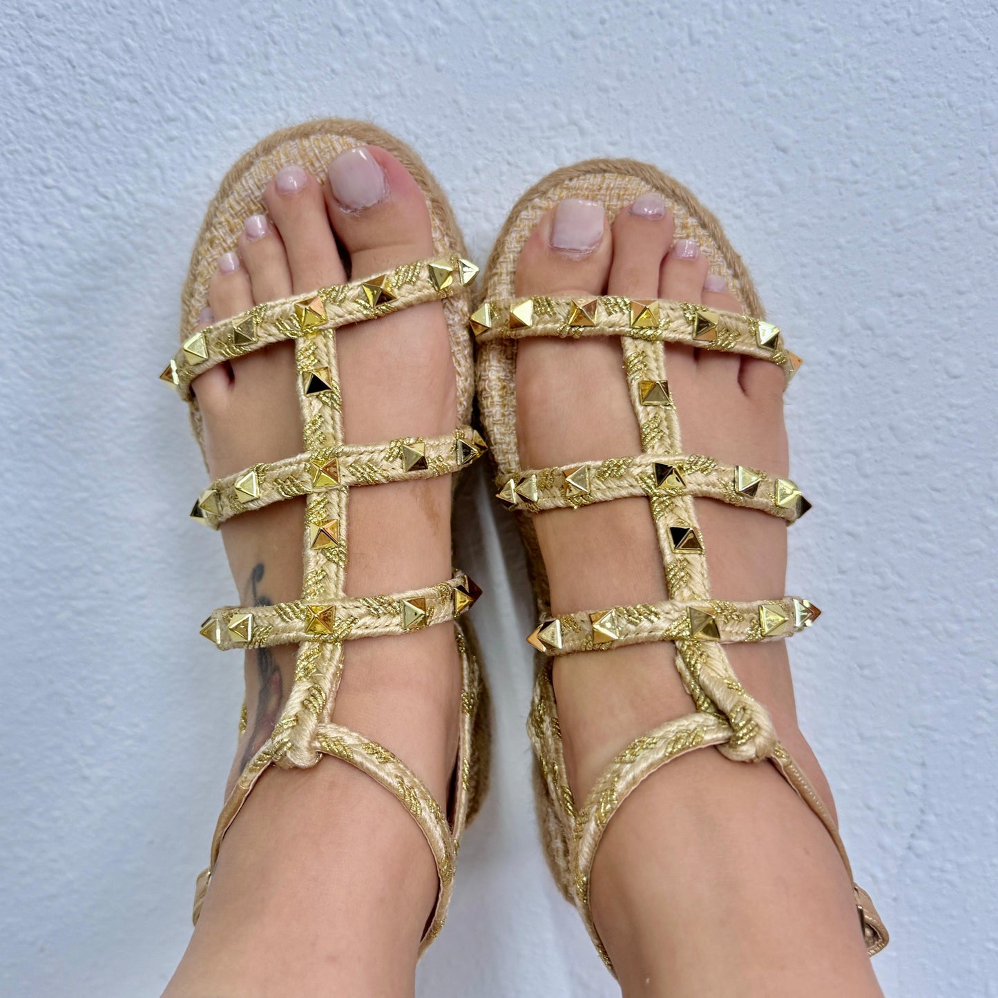 Karla - Heart Sandals Handmade Platforms of High Quality and Comfort