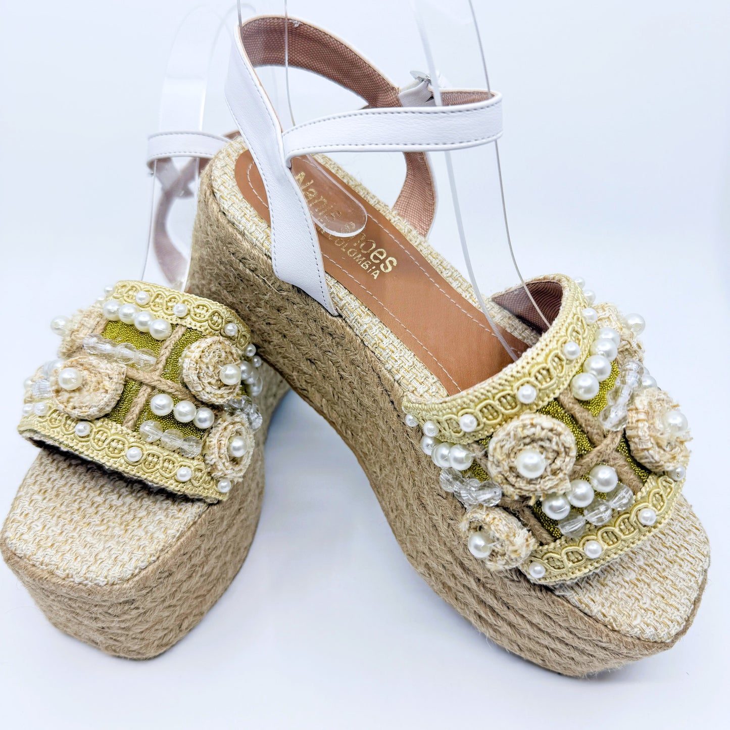 Mia - High Quality and Comfort Handmade Platform Sandals.