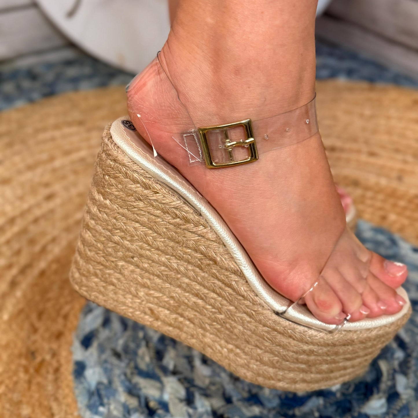 Caro / Colombian Sandals, Lightweight, Comfortable, Height 12 cm - Thin foot