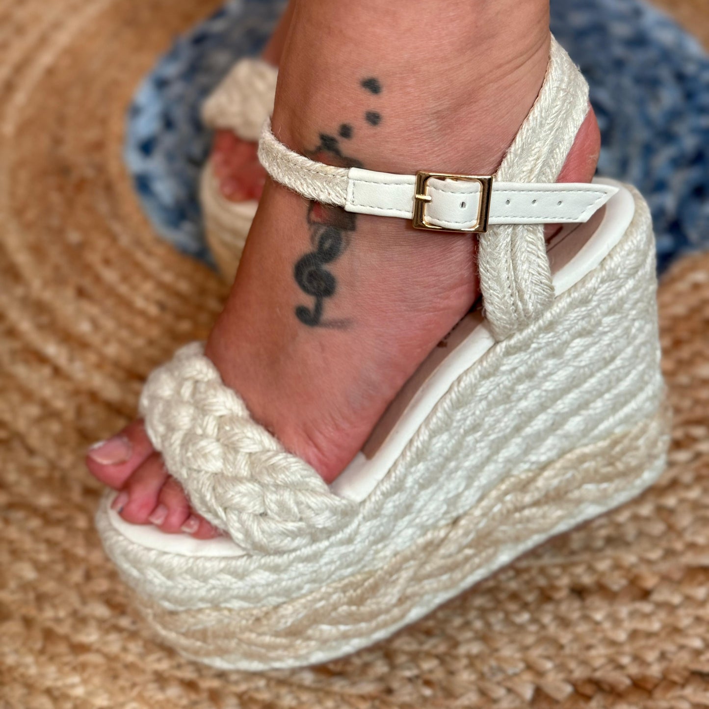 Martina /High quality, Height 10 cm Colombian Sandals, Lightweight, Comfortable, Elegant, - Thin foot