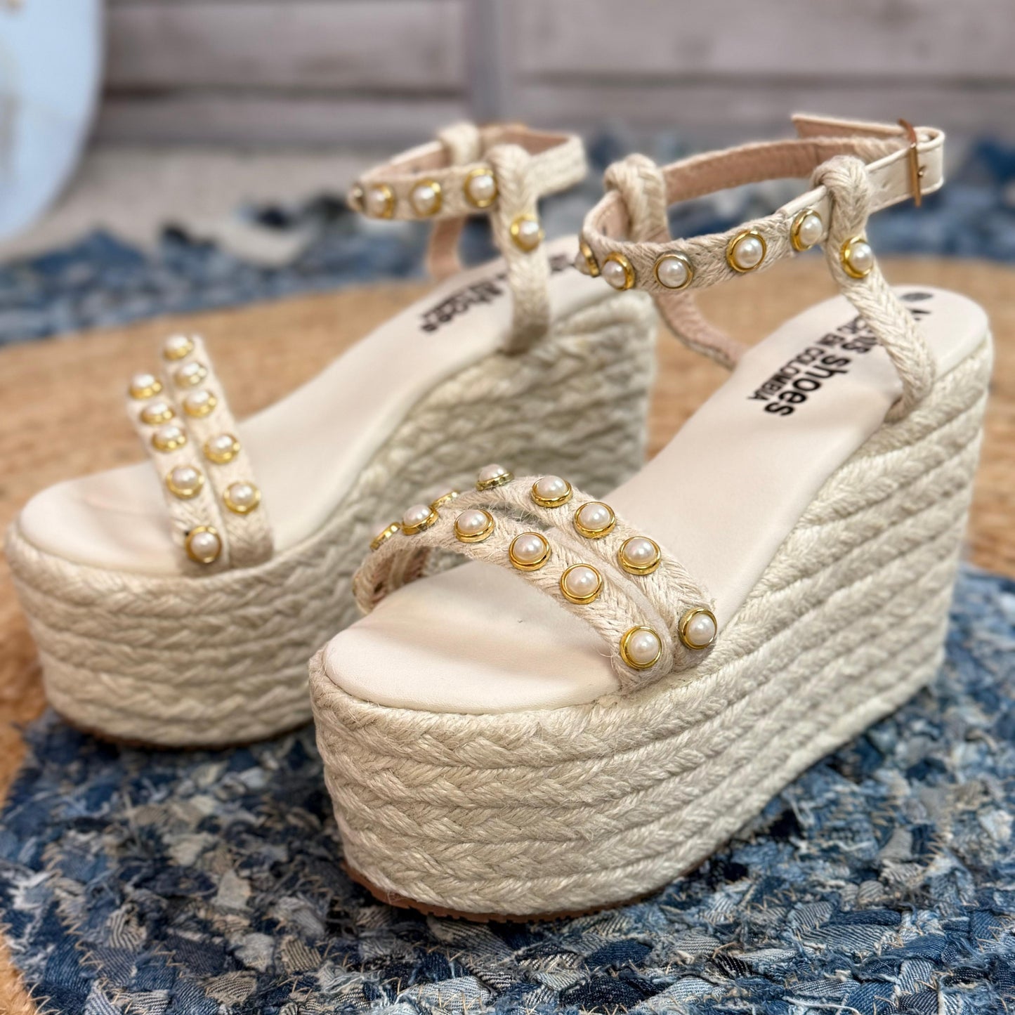 Selene /Colombian Sandals, Lightweight, Comfortable, Height 12cm