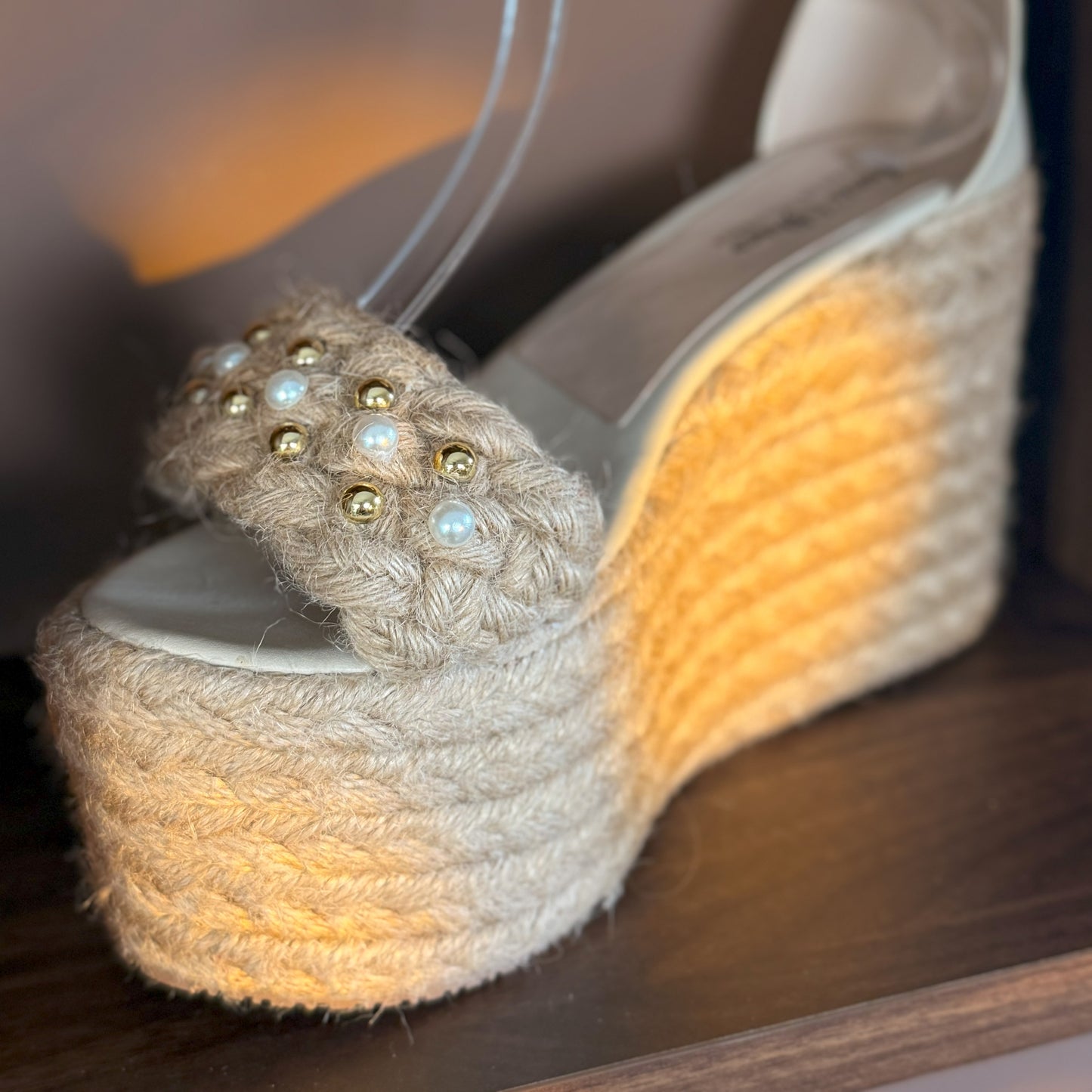 Doris / Sandals Handmade Platforms of High Quality and Comfort, Heigth 12 cm.