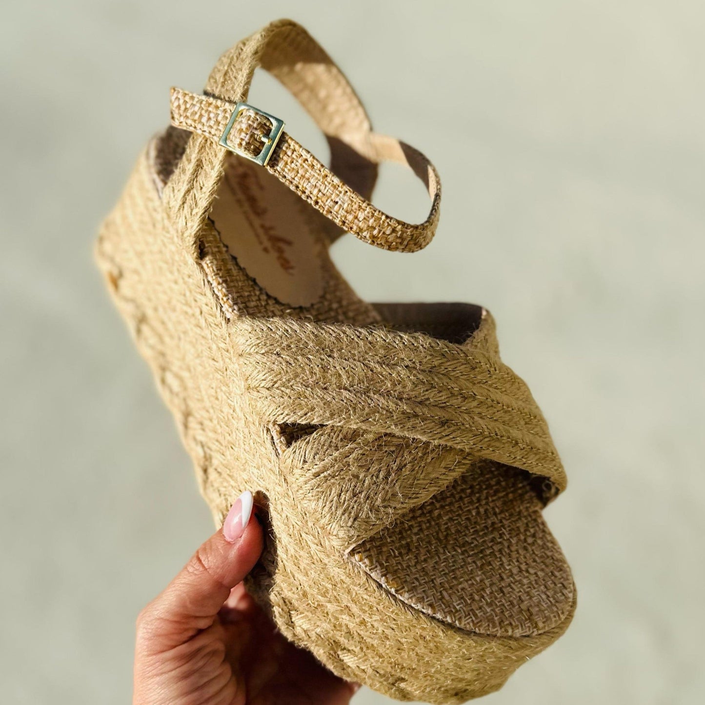 Lili /Colombian Sandals, Lightweight, Comfortable, Height 6 cm - Wide foot