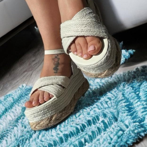 Lili /Colombian Sandals, Lightweight, Comfortable, Height 6 cm - Wide foot