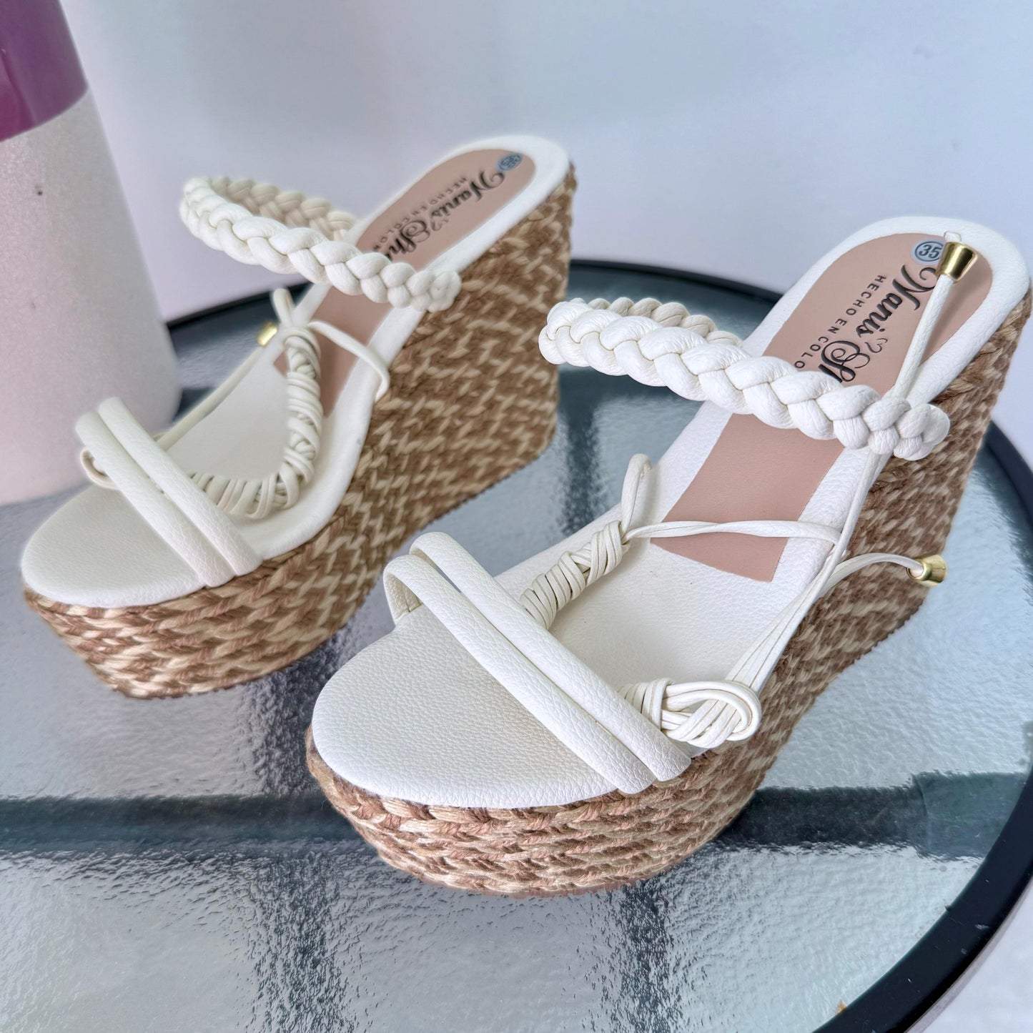 Sara / Colombian Sandals, Lightweight, Comfortable, Height 10cm