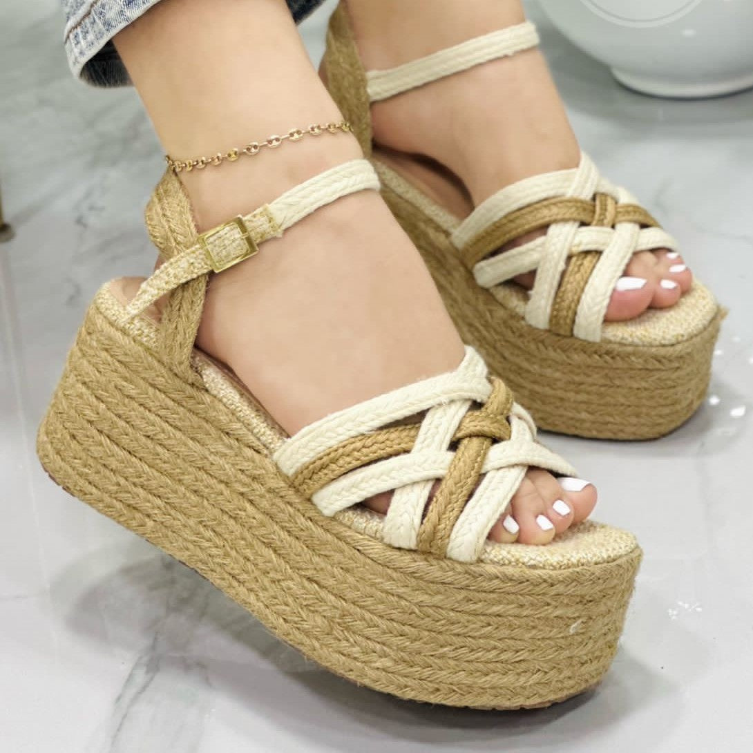 Kary /Colombian Sandals, Lightweight, Comfortable, Height 6cm.