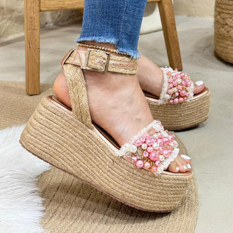 Celeste/ High quality, Height 6 cm, Lightweight, Comfortable, Elegant, - regular foot
