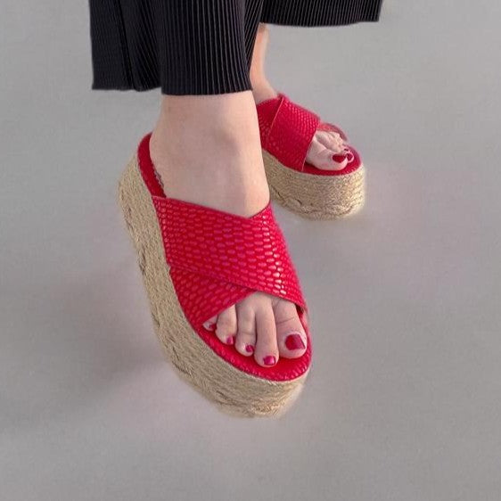 Yaya /Colombian Sandals, Lightweight, Comfortable, Height 8cm - Wide foot