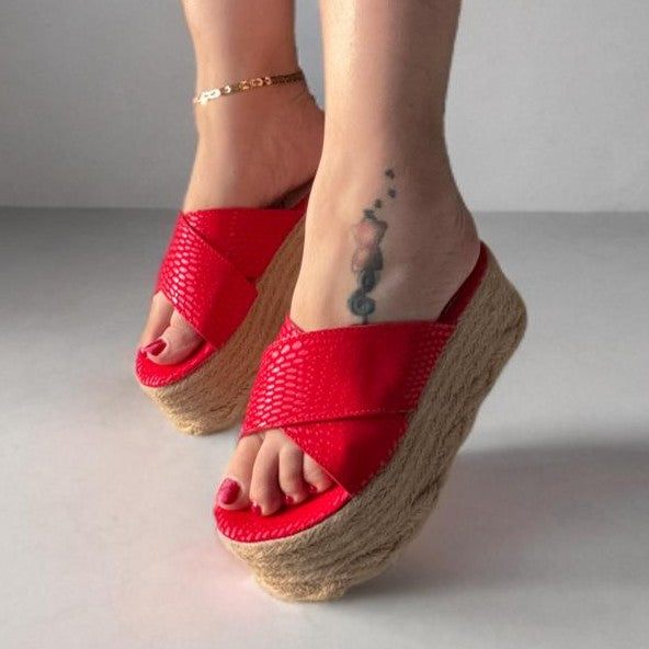 Yaya /Colombian Sandals, Lightweight, Comfortable, Height 8cm - Wide foot