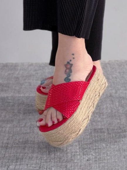 Yaya /Colombian Sandals, Lightweight, Comfortable, Height 8cm - Wide foot