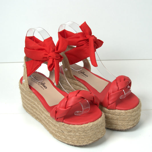 Indiana /Colombian Sandals, Lightweight, Comfortable, Height 6cm - Wide foot.