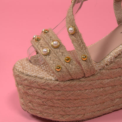 Alicia /Colombian Sandals, Lightweight, Comfortable, Height 12 cm -  normal and wide foot