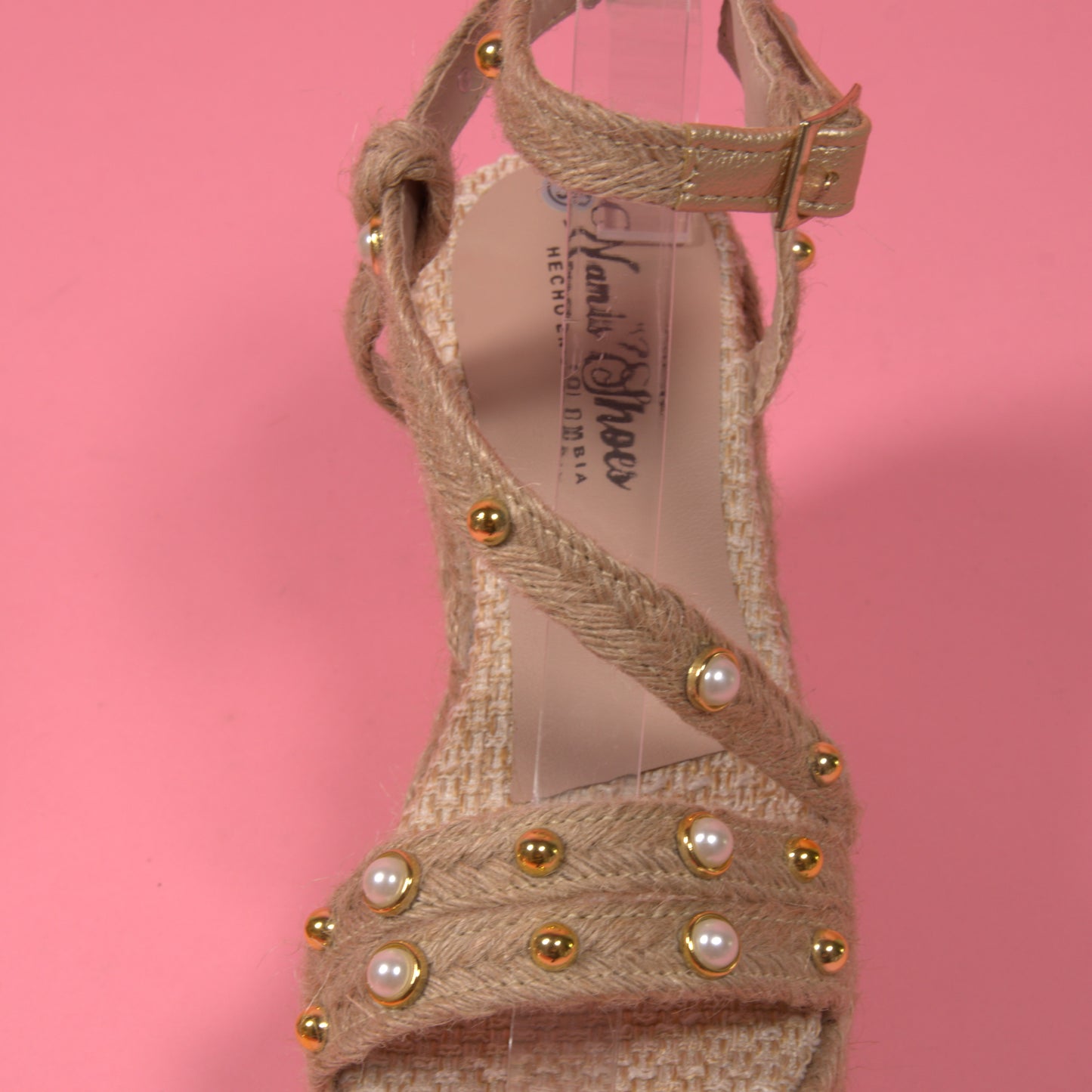 Alicia /Colombian Sandals, Lightweight, Comfortable, Height 12 cm -  normal and wide foot