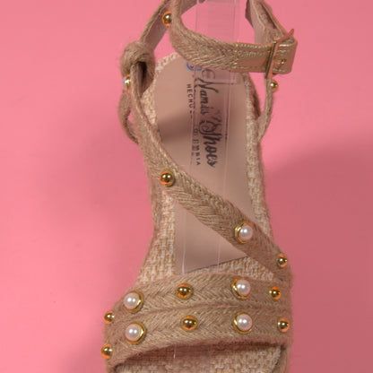 Alicia /Colombian Sandals, Lightweight, Comfortable, Height 12 cm -  normal and wide foot