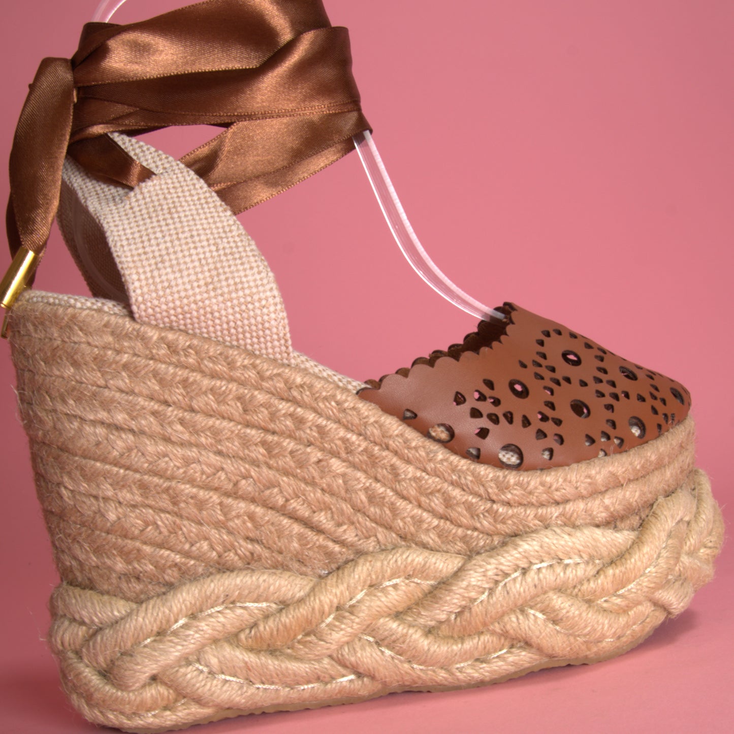 Anny - Sandals Handmade Platforms of High Quality and Comfort, Heigth 12 cm