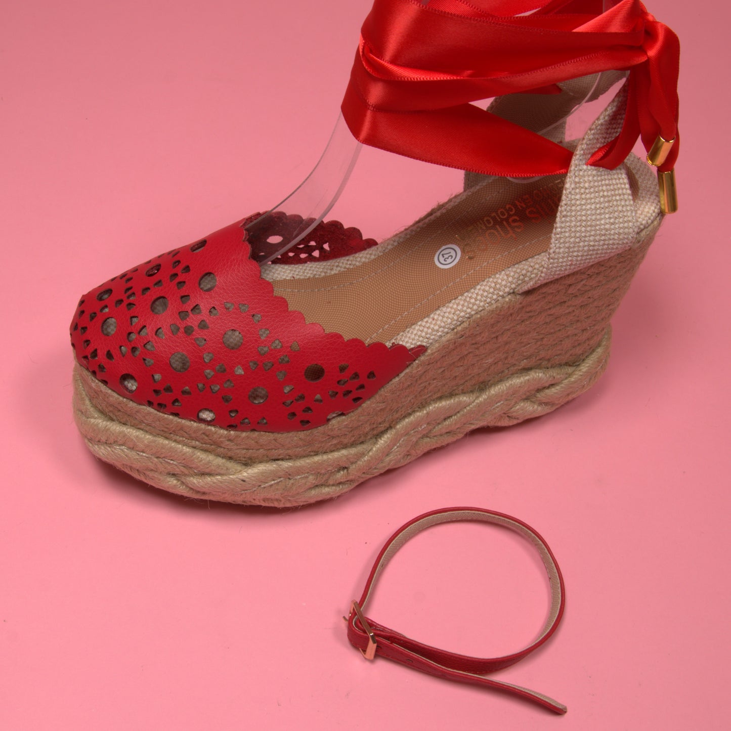 Anny - Sandals Handmade Platforms of High Quality and Comfort, Heigth 12 cm