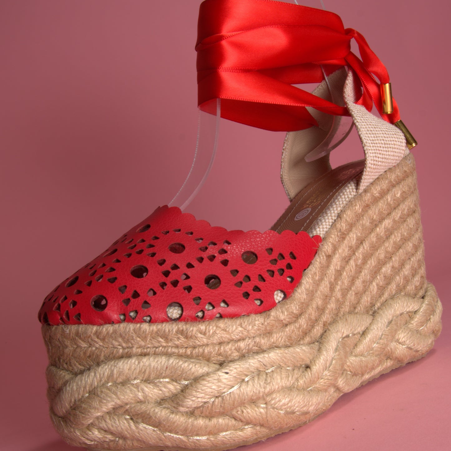 Anny - Sandals Handmade Platforms of High Quality and Comfort, Heigth 12 cm