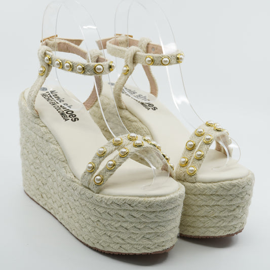 Selene /Colombian Sandals, Lightweight, Comfortable, Height 12cm