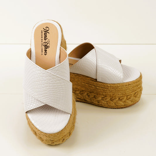 Yaya /Colombian Sandals, Lightweight, Comfortable, Height 8cm - Wide foot