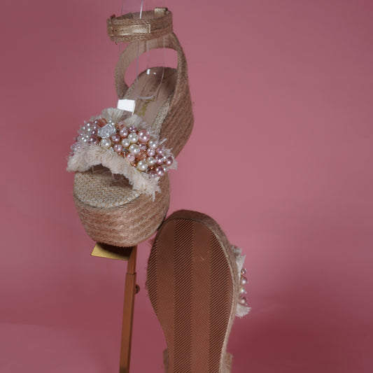 Celeste/  High quality,  Height 6 cm, Lightweight, Comfortable, Elegant, - regular foot