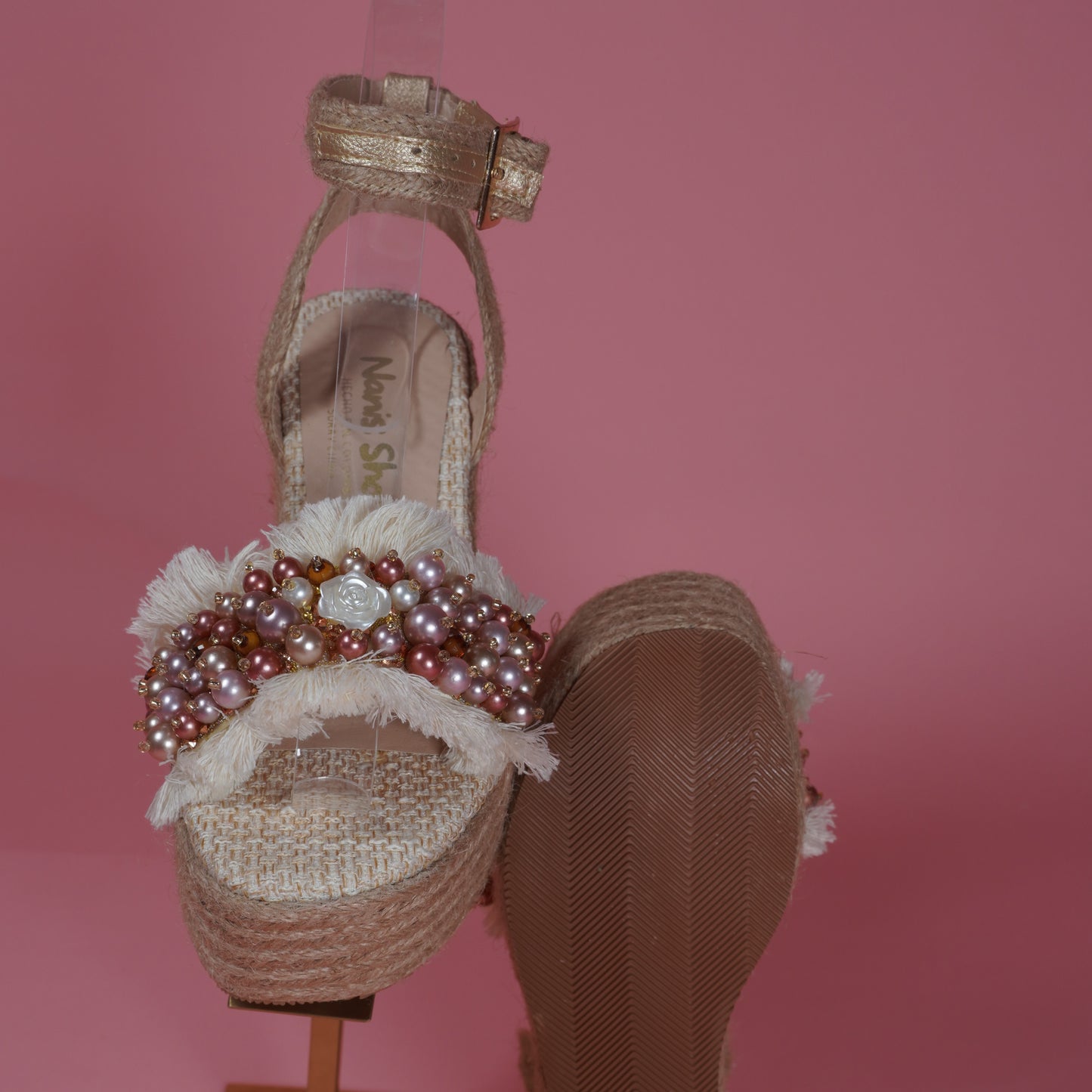 Celeste/  High quality,  Height 6 cm, Lightweight, Comfortable, Elegant, - regular foot