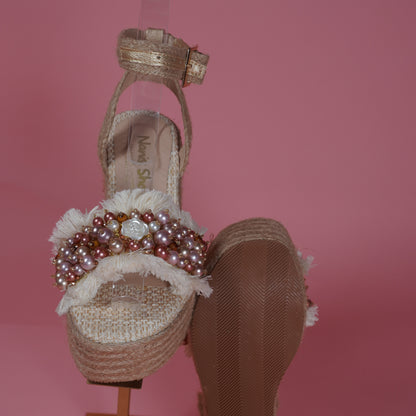 Celeste/  High quality,  Height 6 cm, Lightweight, Comfortable, Elegant, - regular foot