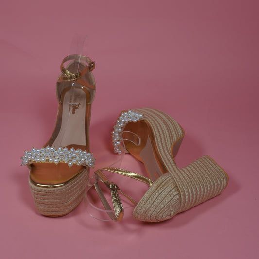 Almendra / High quality, Height 16 cm , Colombian Sandals, Lightweight, Comfortable, Elegant, - Thin foot