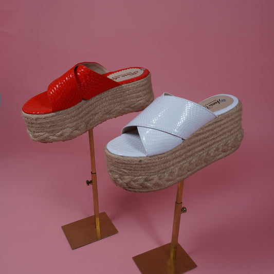 Yaya /Colombian Sandals, Lightweight, Comfortable, Height 8cm - Wide foot