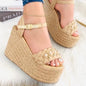 Doris / Sandals Handmade Platforms of High Quality and Comfort, Heigth 12 cm.