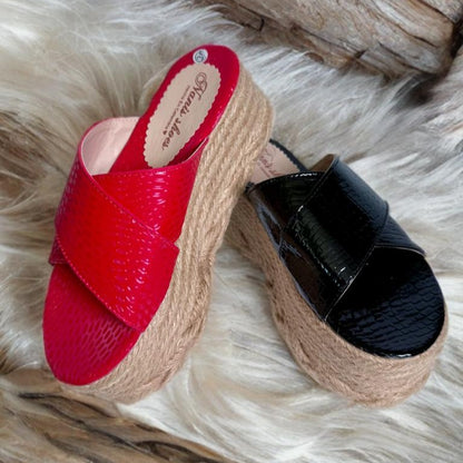 Yaya /Colombian Sandals, Lightweight, Comfortable, Height 8cm - Wide foot