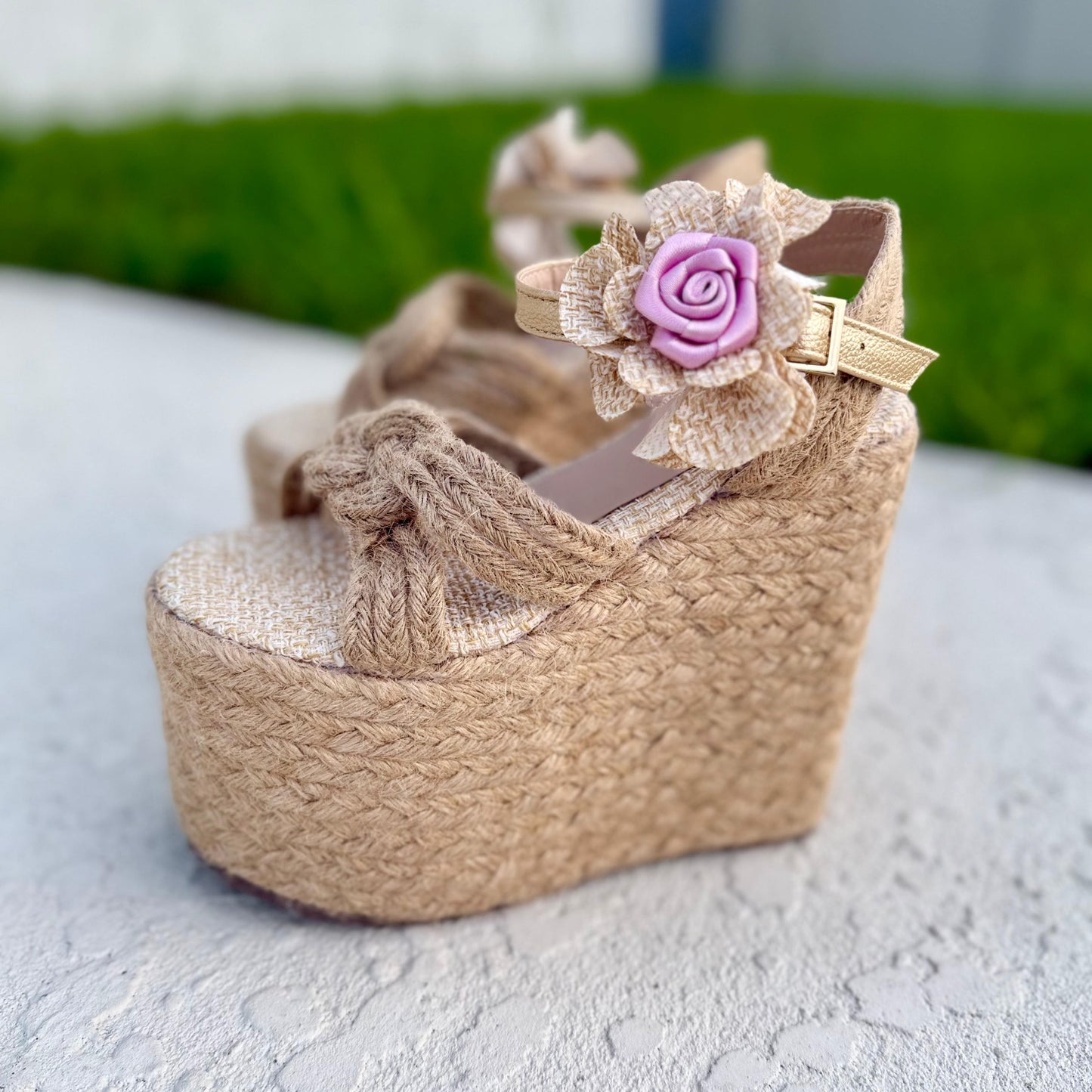 Tere -  High Quality and Comfort Handmade Platform Sandals. 15 cm