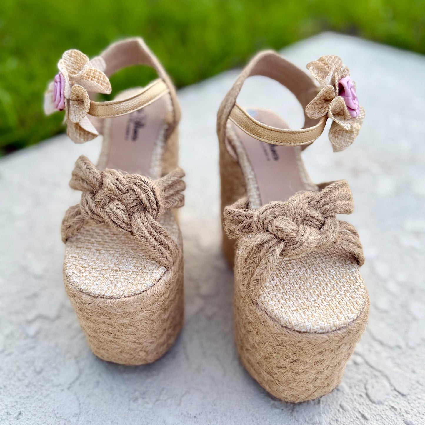 Tere -  High Quality and Comfort Handmade Platform Sandals. 15 cm
