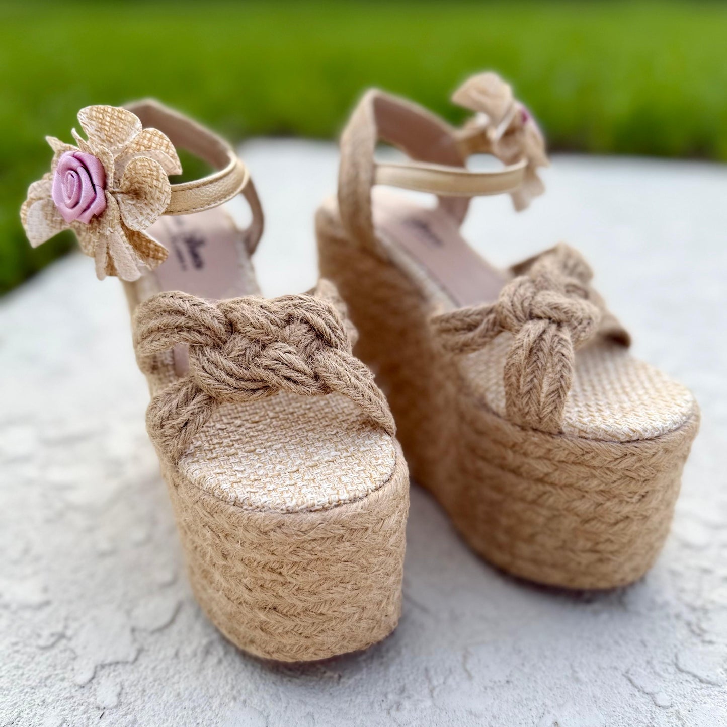 Tere -  High Quality and Comfort Handmade Platform Sandals. 15 cm