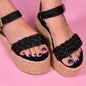 Estefy - High Quality and Comfort Handmade Platform Sandals..