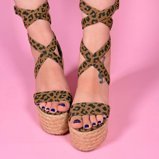 Kira / Handmade Colombian Sandals - Height 12cm - thin foot-  They are not heavy.