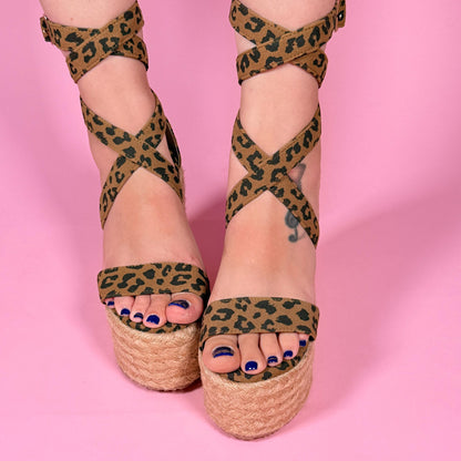 Kira / Handmade Colombian Sandals - Height 12cm - thin foot-  They are not heavy.