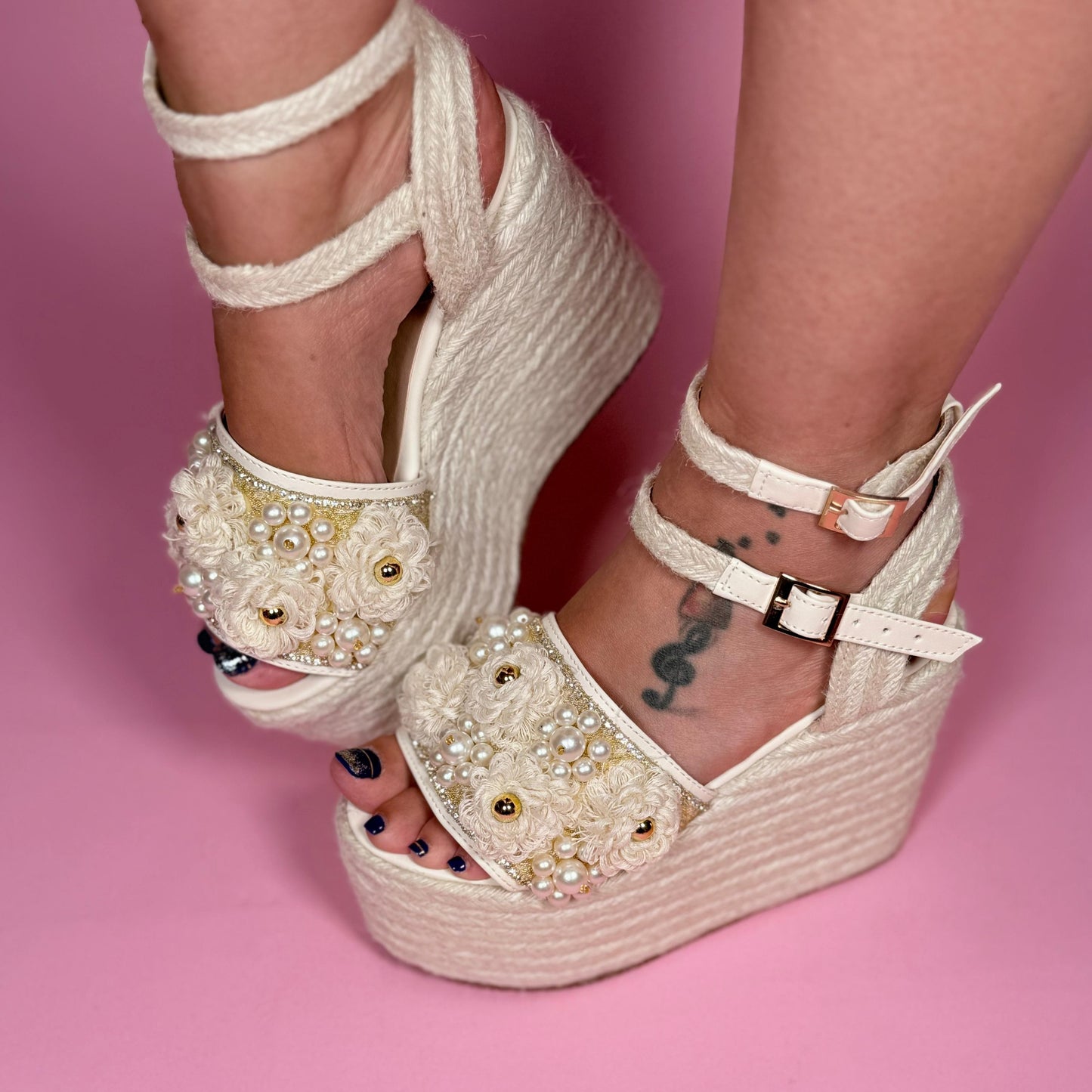 Dalila  /High quality,  Height 12 cm, Lightweight, Comfortable, Elegant, - Thin foot