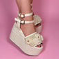Dalila  /High quality,  Height 12 cm, Lightweight, Comfortable, Elegant, - Thin foot