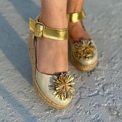 Capullo / Handmade Colombian Sandals - Height 7cm - thin foot-  They are not heavy.