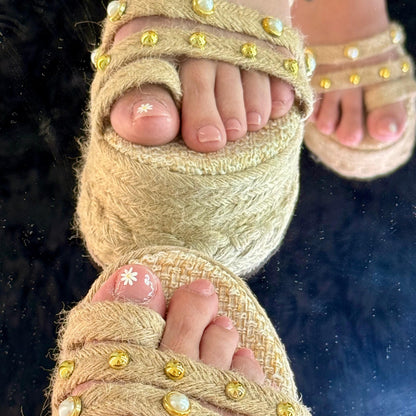 Leidy 2.0 /High quality, Height 6 cm Colombian Sandals, Lightweight, Comfortable, Elegant.