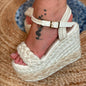 Martina  /High quality, Height 10 cm Colombian Sandals, Lightweight, Comfortable, Elegant,  - Thin foot